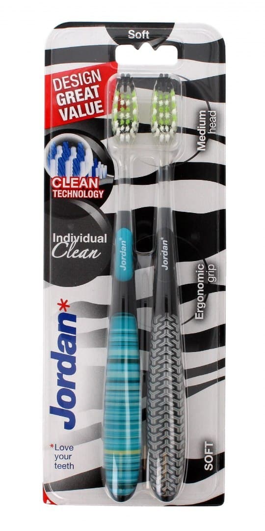 

Jordan Szczoteczka do zębów Duo Individual Clean Soft -2szt
