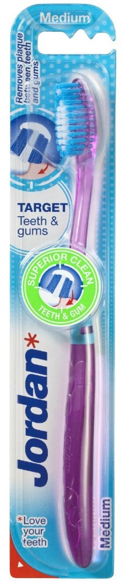 

Jordan Szczoteczka do zębów Target Teeth & Gums medium 1szt