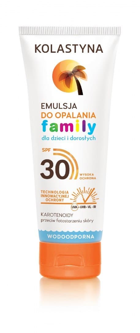 

Kolastyna Opalanie Emulsja do opalania dla dzieci i dorosłych Family SPF30 250ml