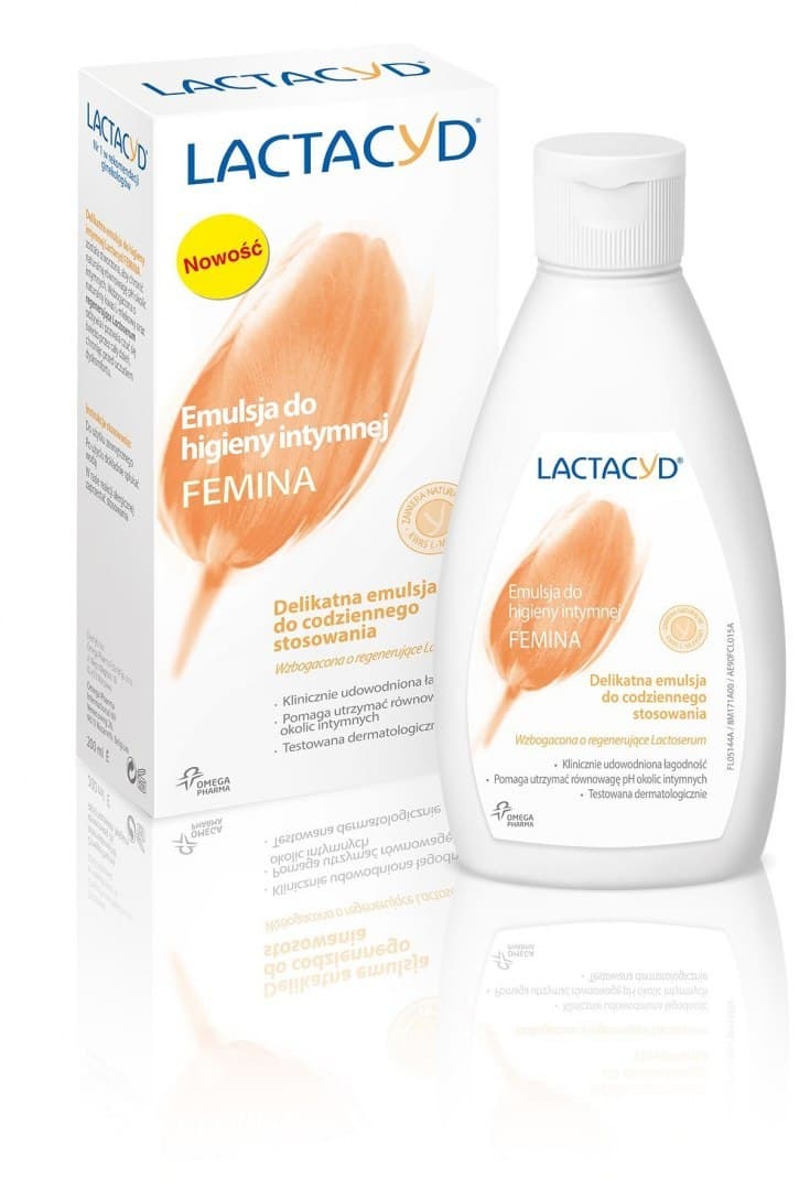 

Lactacyd Femina Emulsja do higieny intymnej - nakrętka 200ml