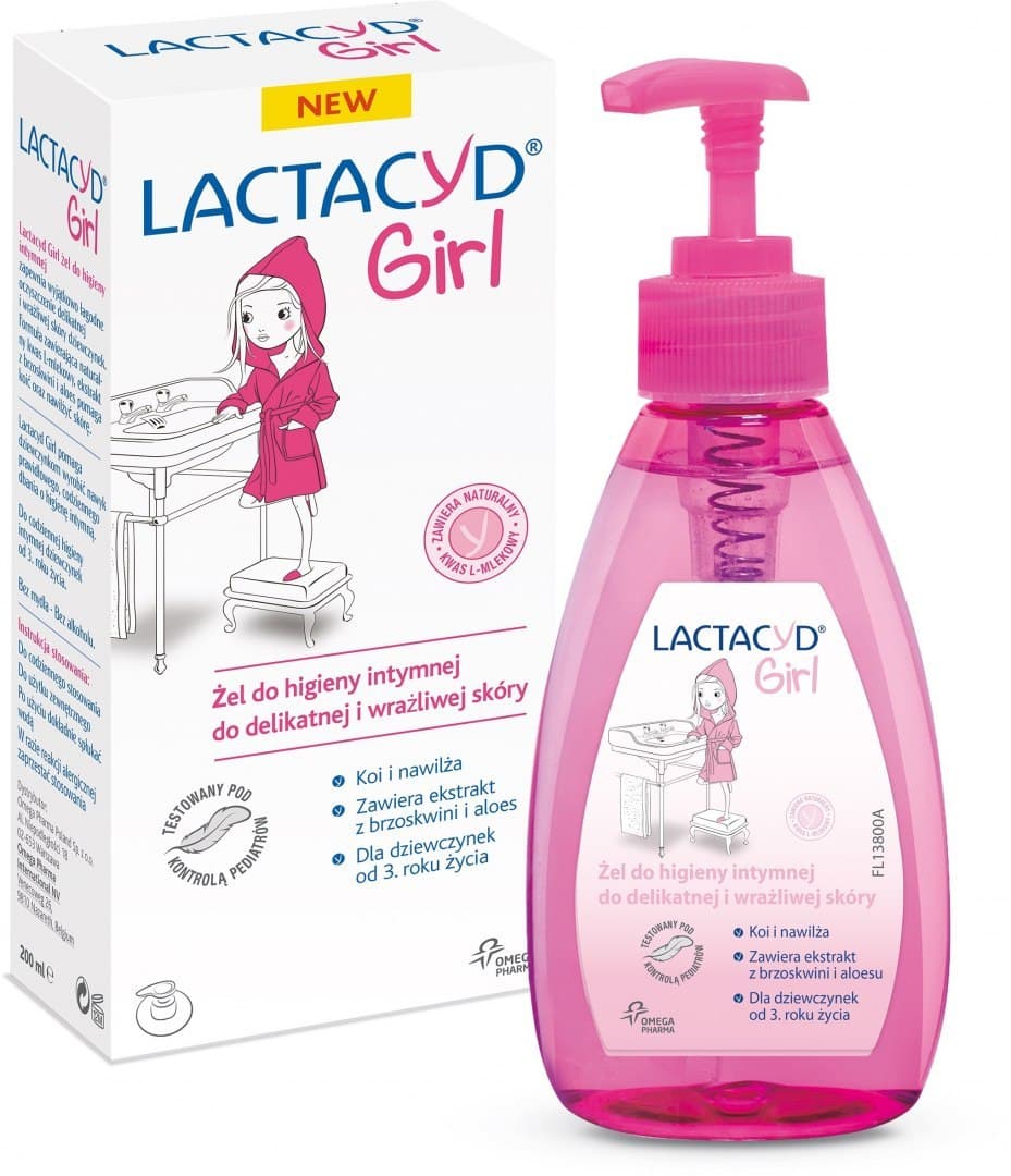 

Lactacyd Girl Żel do higieny intymnej dla dziewczynek 200ml