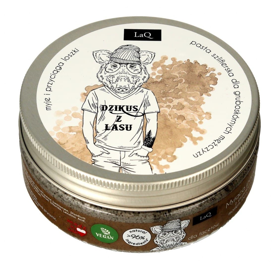 

LaQ Body Scrub&Wash Peeling myjący do ciała dla facetów "Dzikus z lasu" 200ml