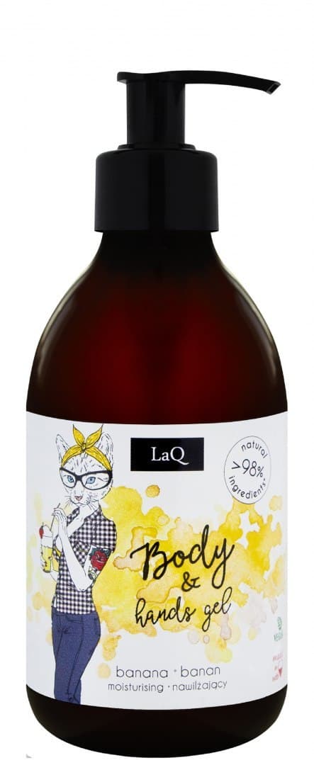 

LaQ Mydło naturalne nawilżające w płynie Banan 300ml