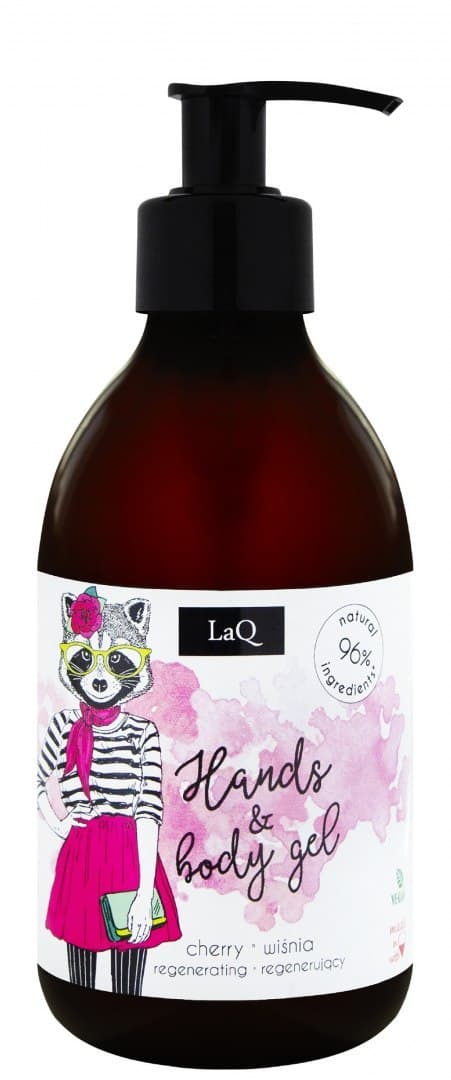 

LaQ Mydło naturalne regenerujące w płynie Wiśnia 300ml