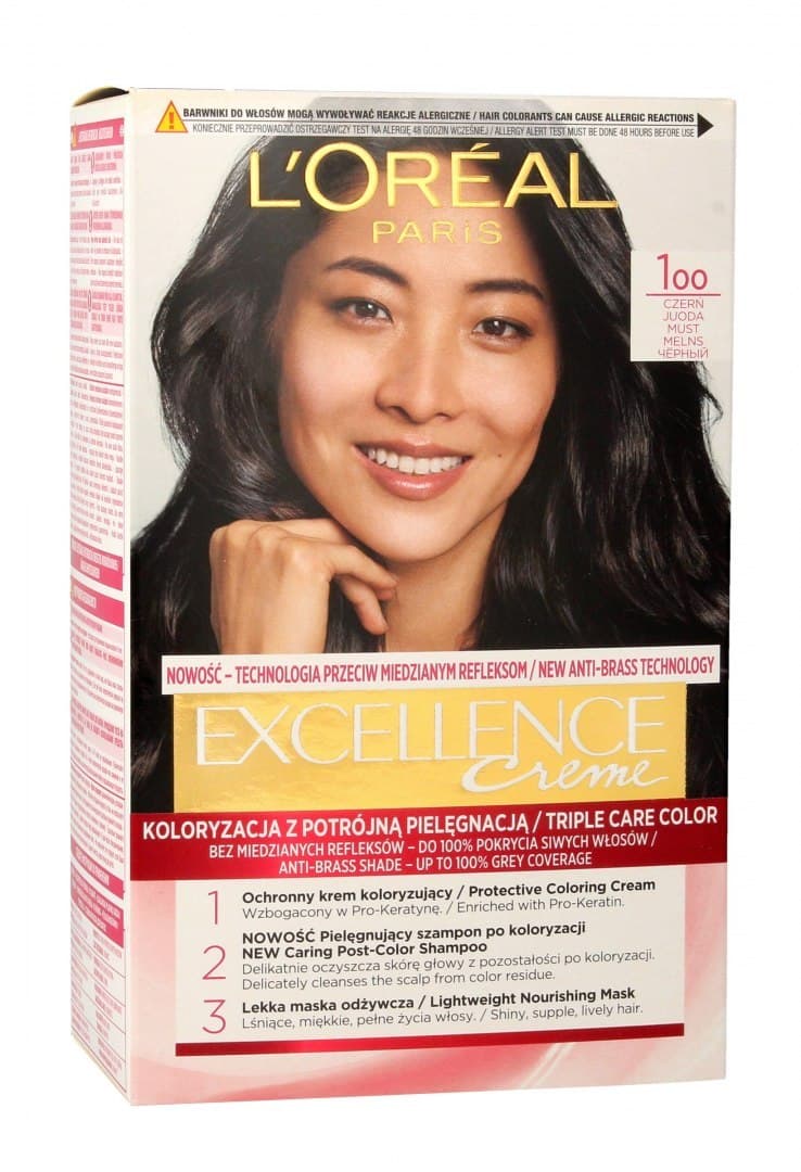 

Loreal Excellence Creme Krem koloryzujący 1 Czerń 1op.