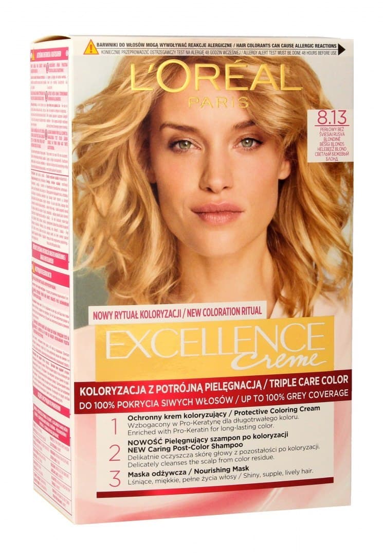 

Loreal Excellence Creme Krem koloryzujący 8.13 perłowy beż