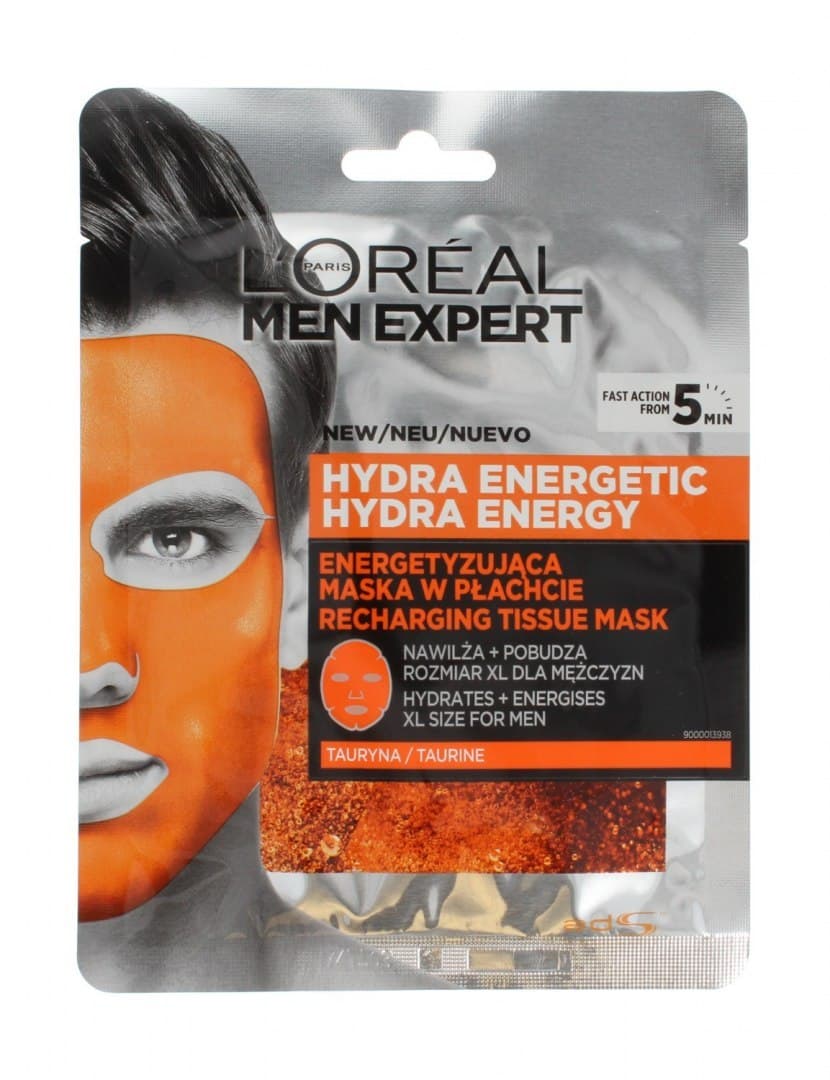 

Loreal Men Expert Zestaw Hydra Energetic Energetyzująca Maska w płachcie 1szt