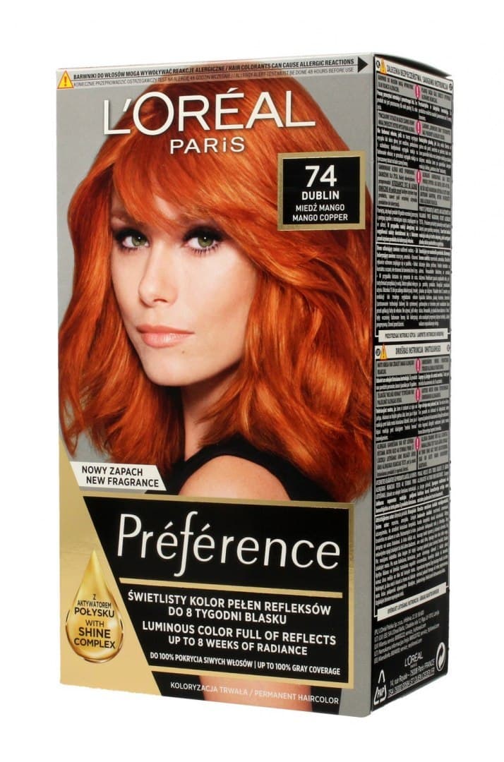 

Loreal Feria Preference Mango 74