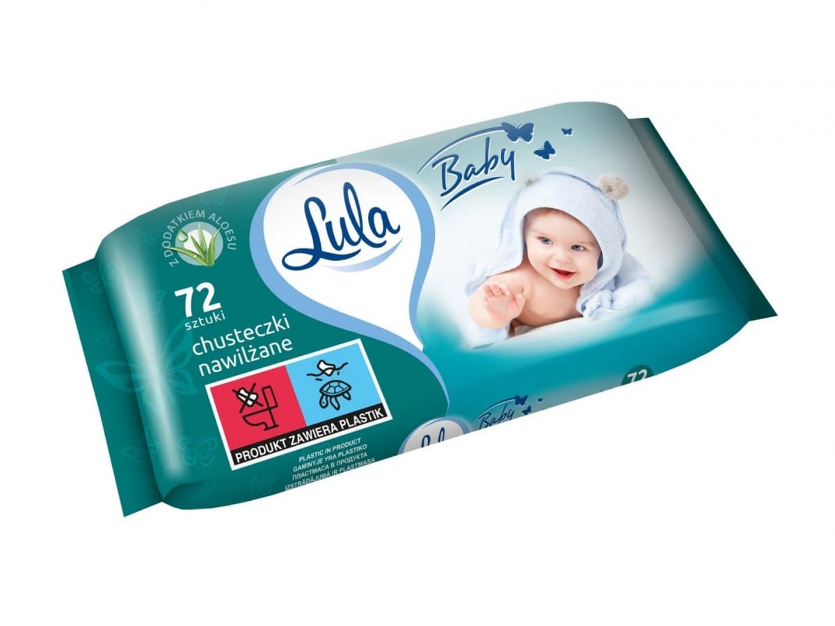 

LULA Chusteczki nawilżane z ALOESEM 1op.-72szt.