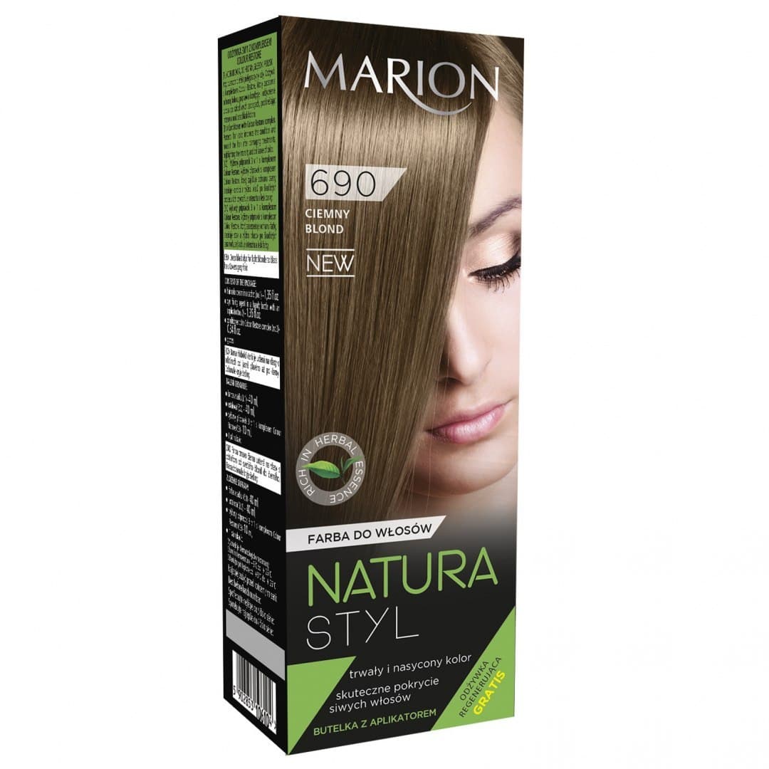 

Marion Farba do włosów Natura Styl nr 690 ciemny blond