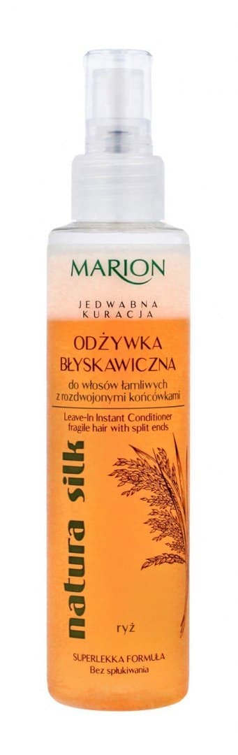 

Marion Natura Silk Błyskawiczna odżywka do włosów łamliwych 150ml