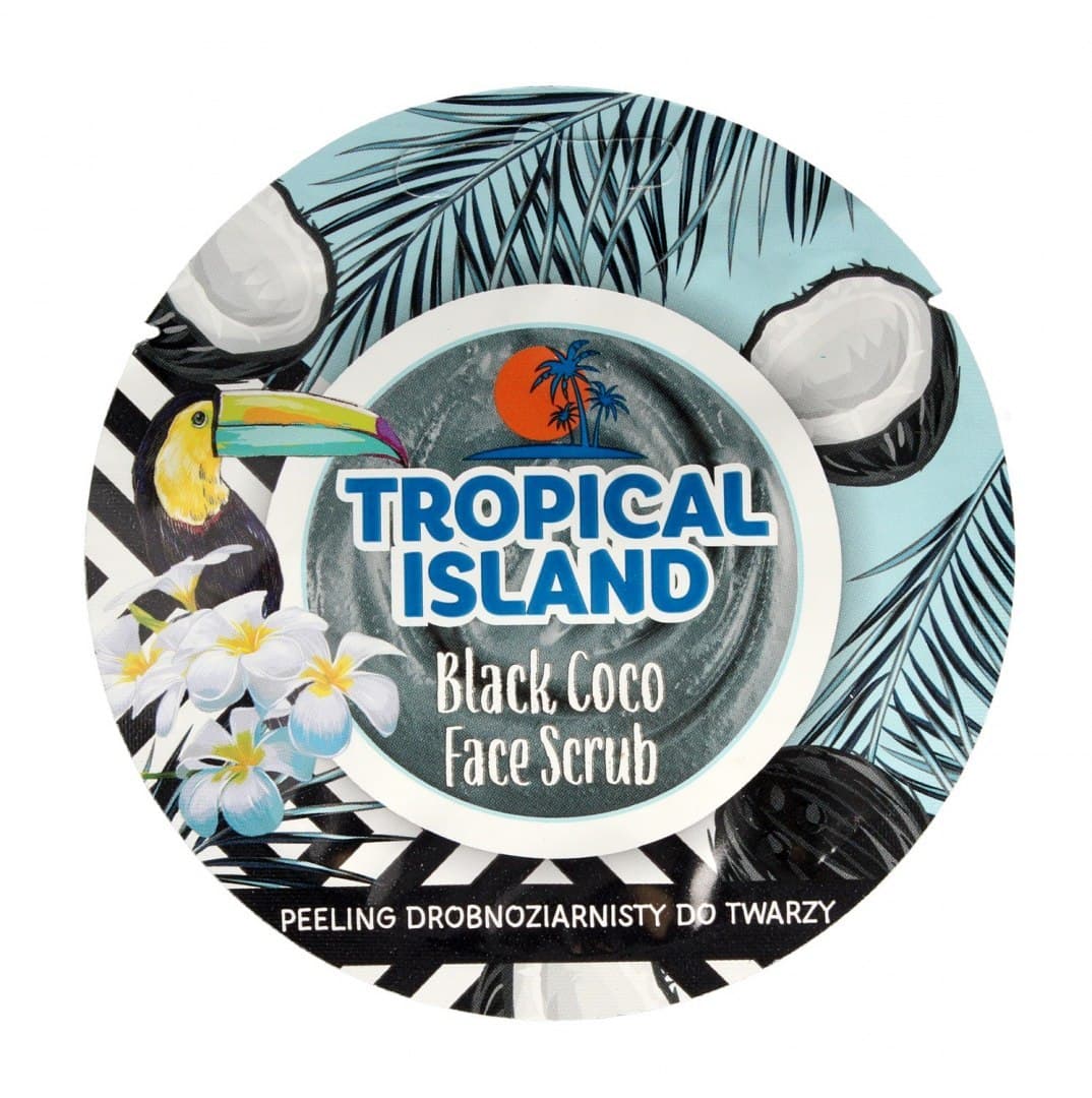 

Marion Tropical Island Peeling drobnoziarnisty do twarzy Black Coco 8g