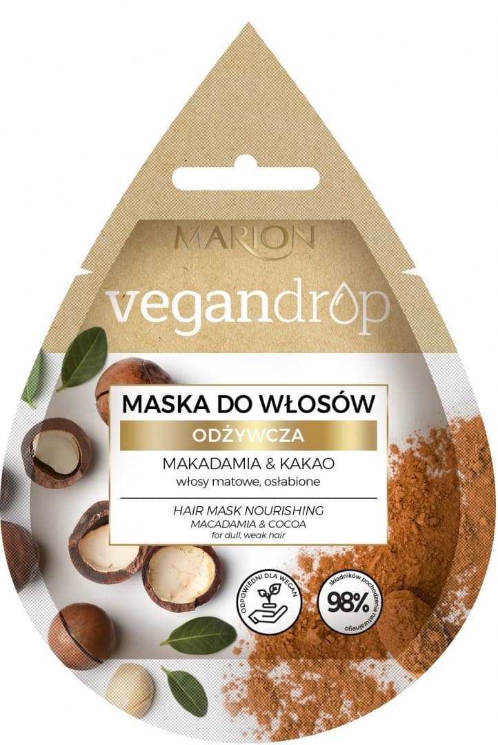 

Marion Vegan Drop Maska do włosów odżywcza Makadamia & Kakao 20ml