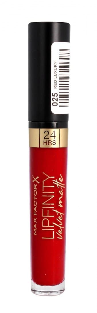 

Max Factor Lipfinity Velvet Matte Pomadka do ust w płynie Nr025 Red Luxury