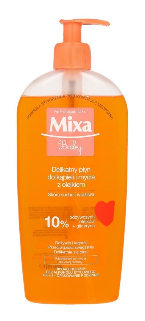 

Mixa Baby Płyn do kąpieli i mycia z olejkiem 400ml
