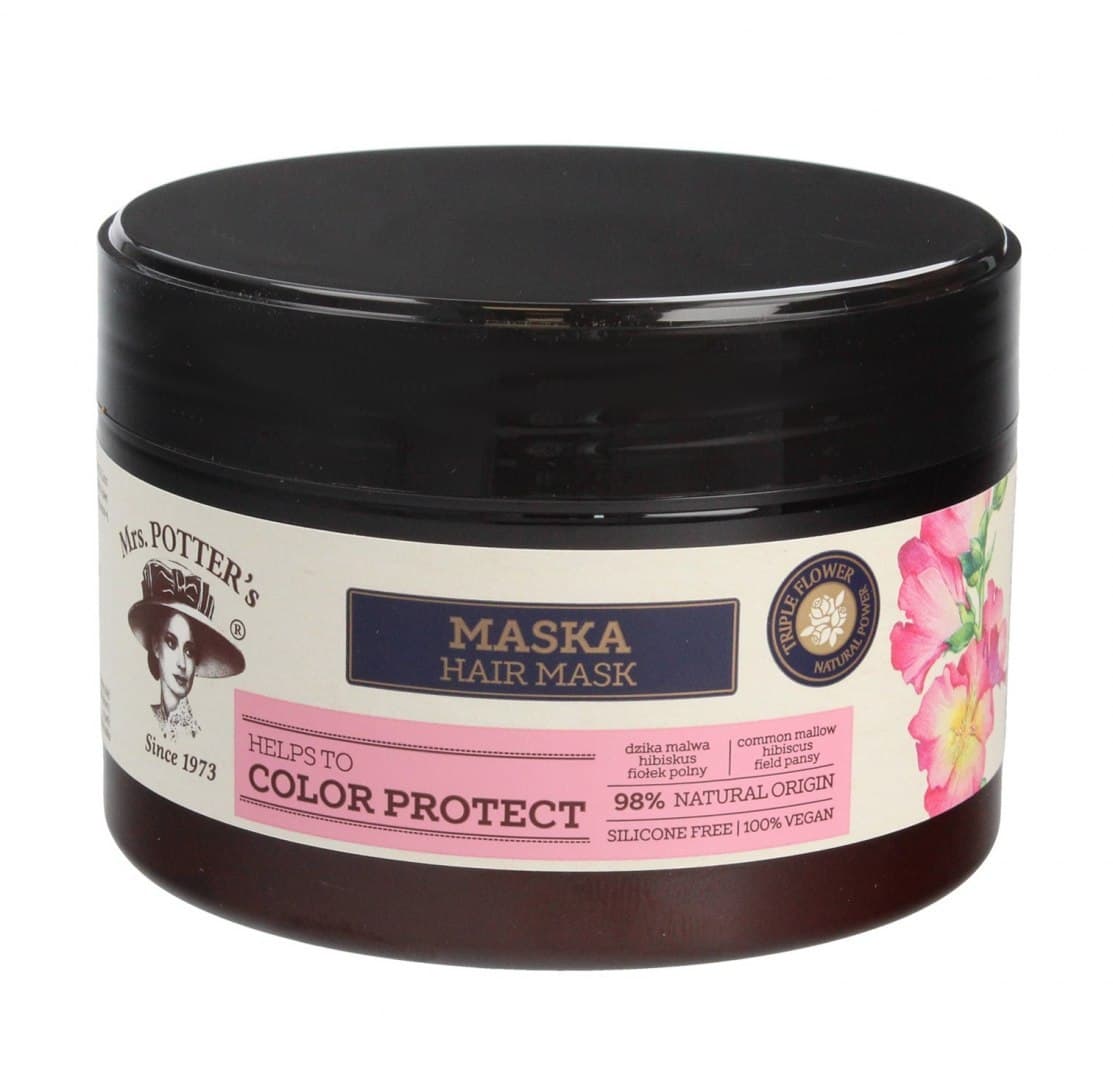 

Mrs Potters Triple Flower Maska do włosów farbowanych Color Protect 230ml