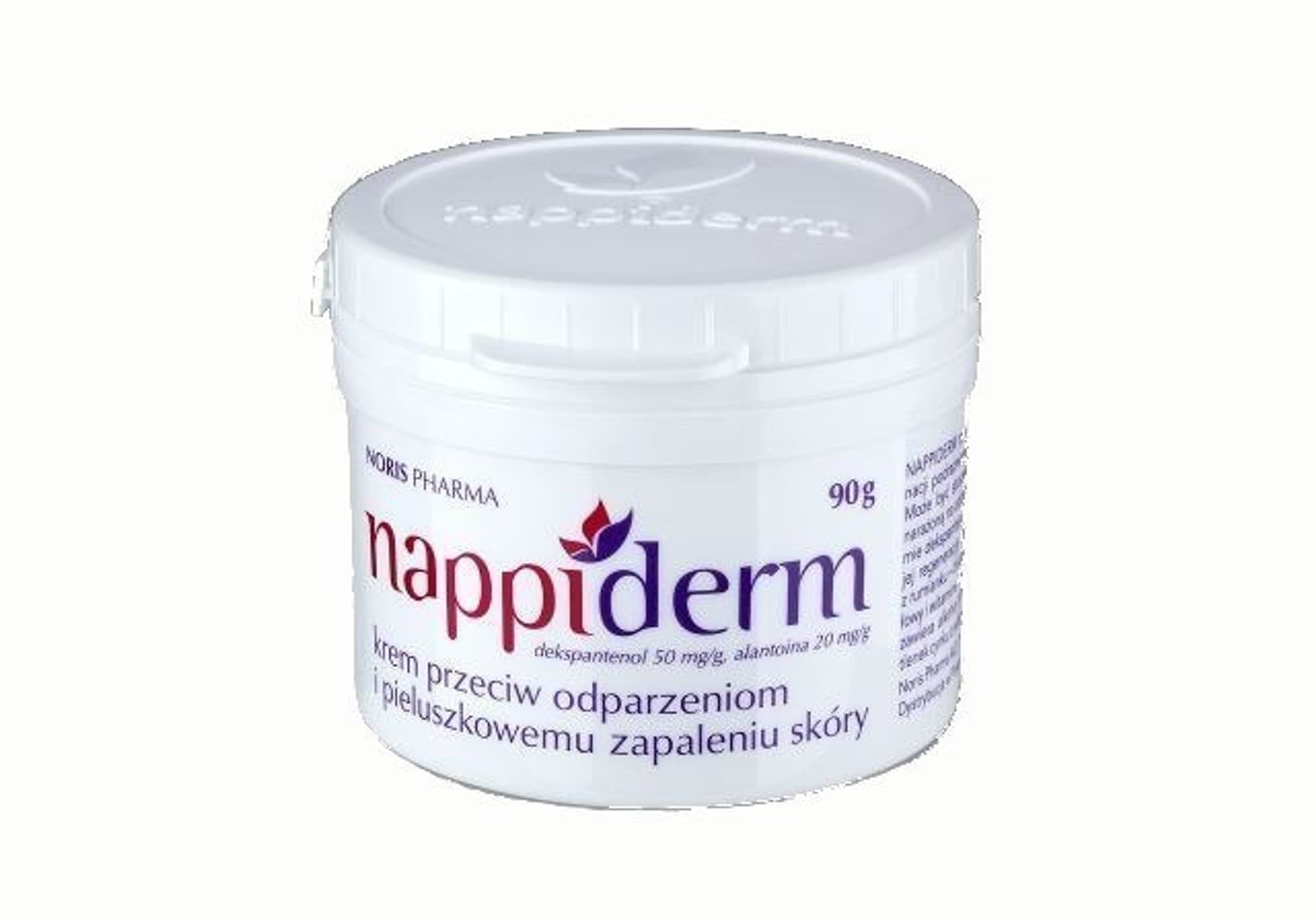 

Nappiderm Krem przeciw odparzeniom i pieluszkowemu zapaleniu skóry 90g