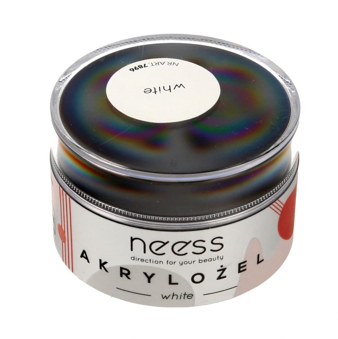 

NEESS Akrylożel do paznokci White (7896) 15g, 7896) 15