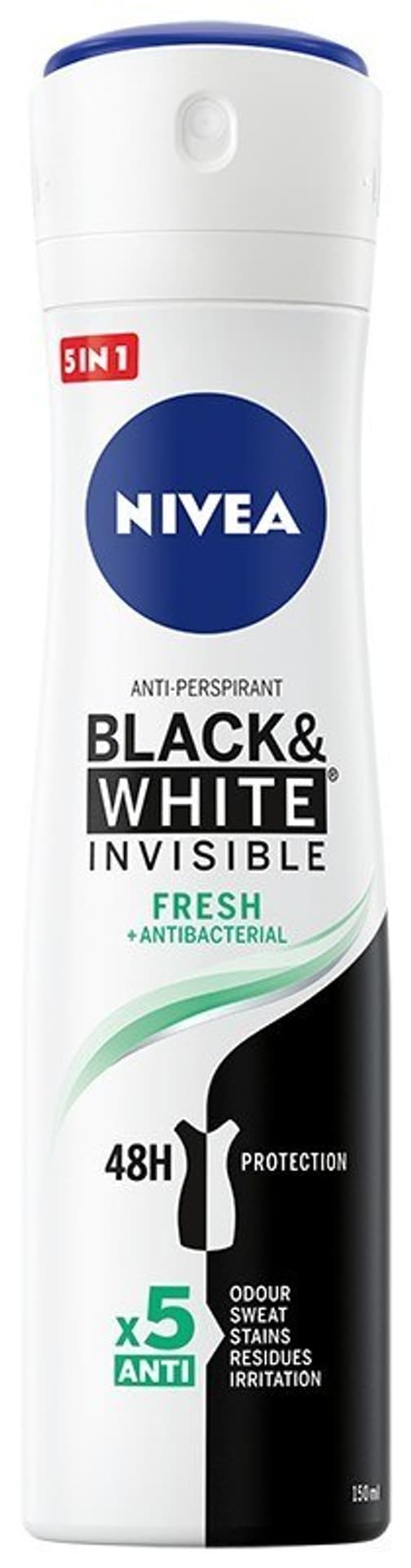 

Nivea Dezodorant INVISIBLE FRESH spray damski 150ml