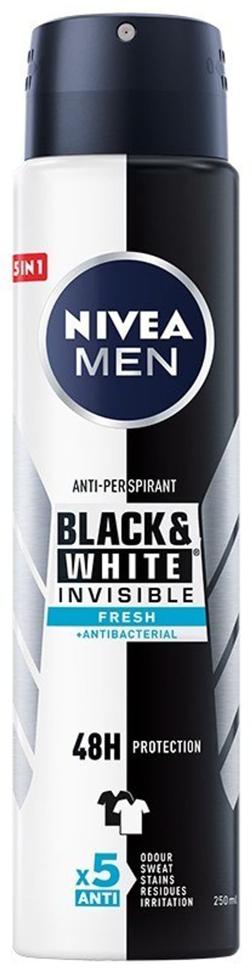 

Nivea Dezodorant INVISIBLE FRESH spray męski 250ml