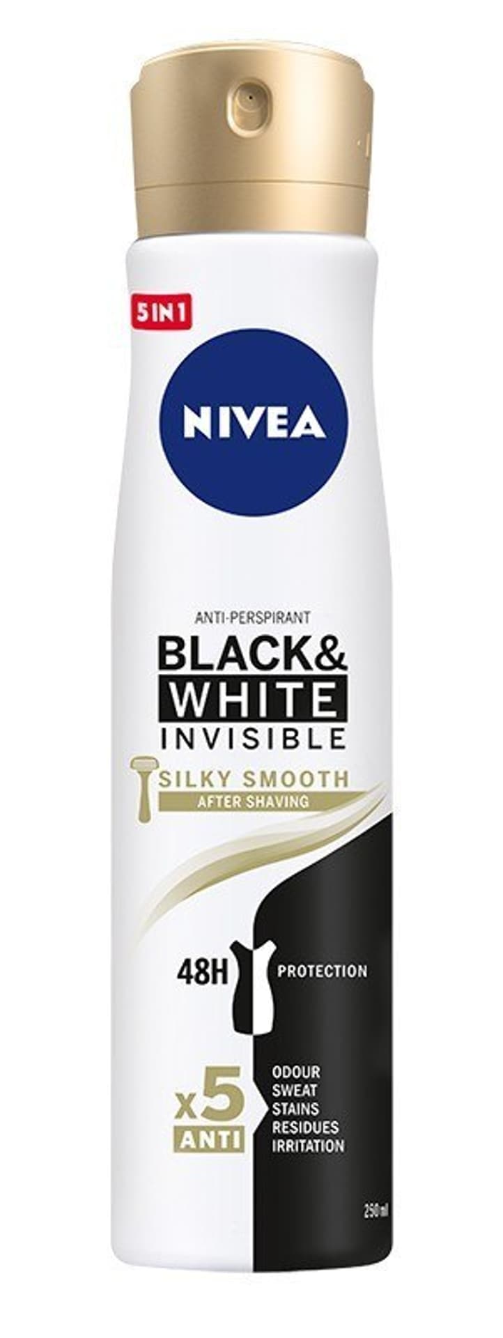 

Nivea Dezodorant INVISIBLE SILKY SMOOTH spray damski 250ml