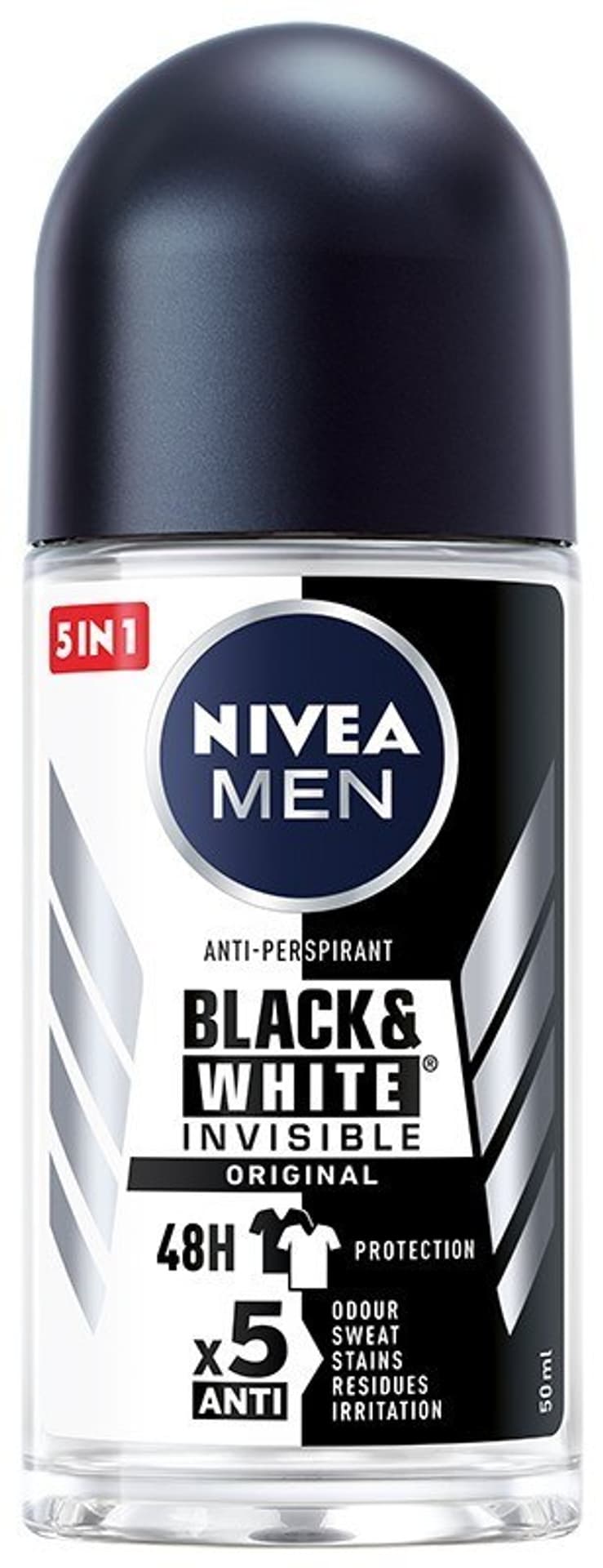 

Nivea Dezodorant Antyperspirant Invisible Power roll-on męski 50ml