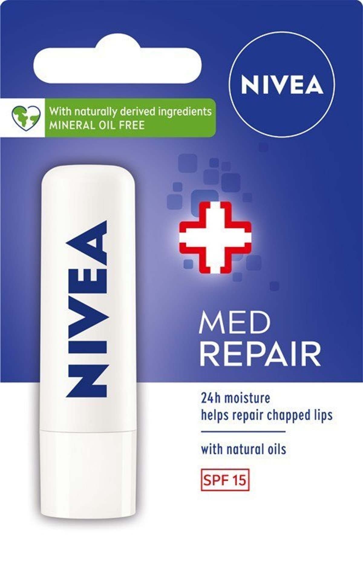 

Nivea Lip Care Pomadka ochronna MED REPAIR 4.8g