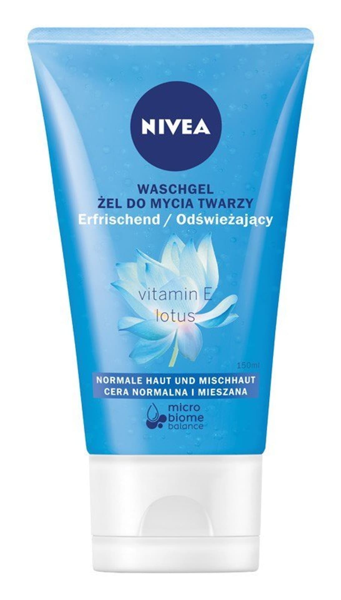 

Nivea Żel do mycia twarzy do cery normalnej i mieszanej 150ml