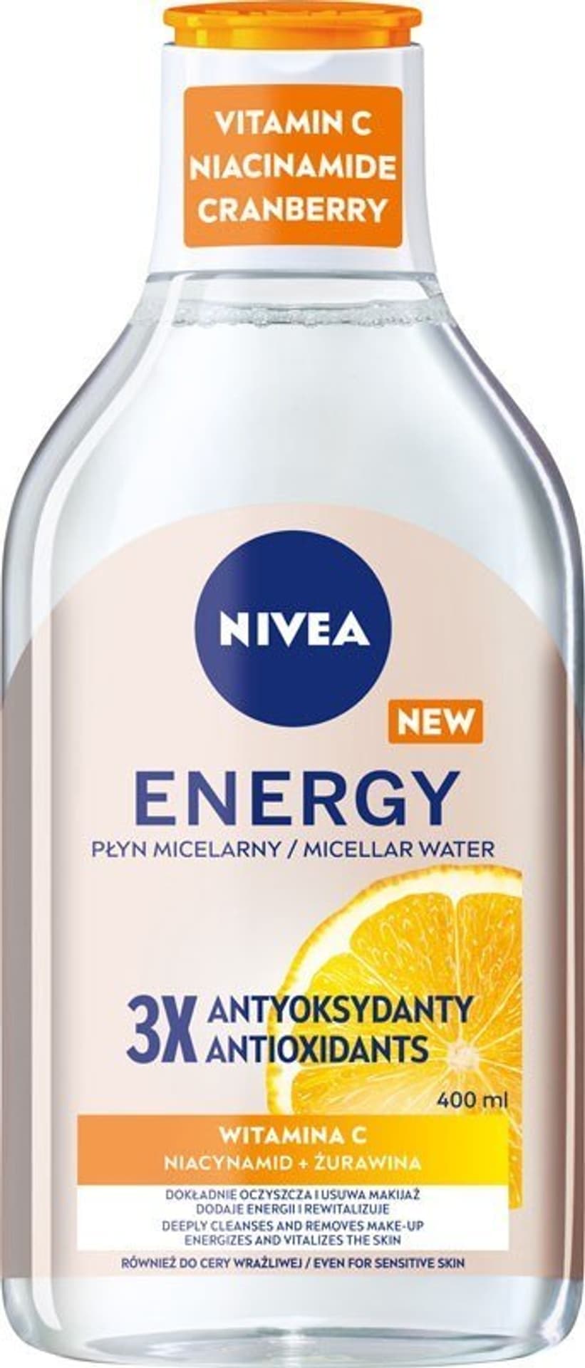 

Nivea Płyn Micelarny Energy Vit C 400ml