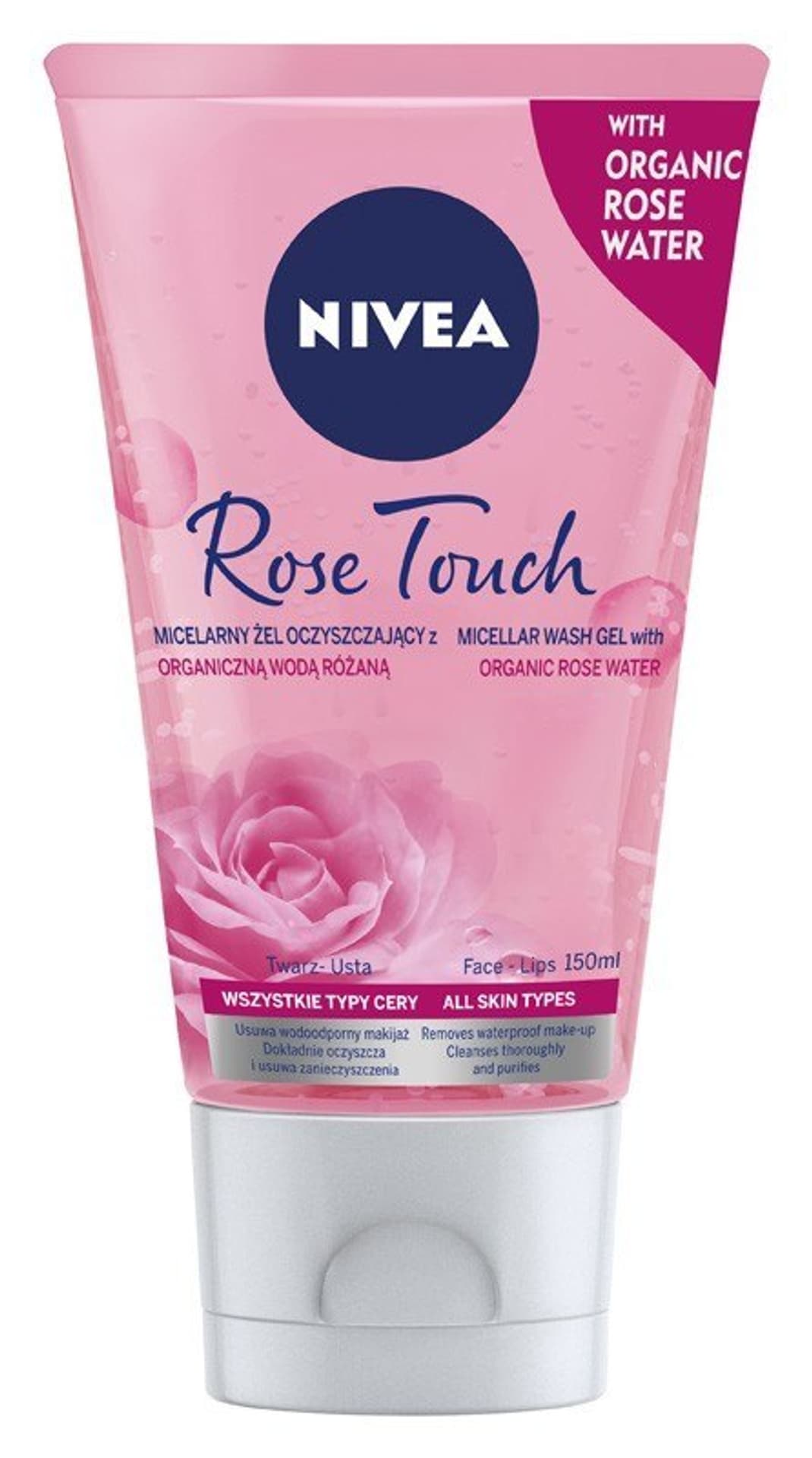 

Nivea Micell Air Skin Breathe Micelarny Żel oczyszczający z Wodą Różaną 150ml