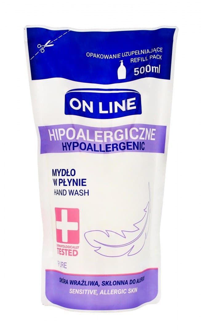 

On Line Mydło w płynie Hipoalergiczne Pure - uzupełnienie 500ml