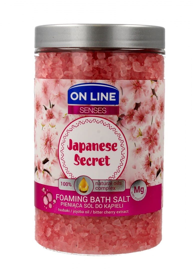 

On Line Senses Pieniąca Sól do kąpieli Japanese Secret 480ml