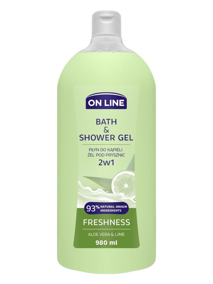 

On Line Żel i Płyn do kąpieli 2w1 Freshness 980ml