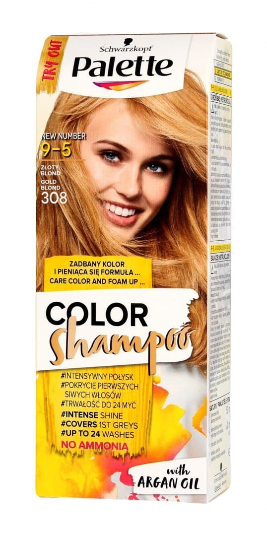 

Palette Color Shampoo Szampon koloryzujący nr 308 Złoty Blond 1op.