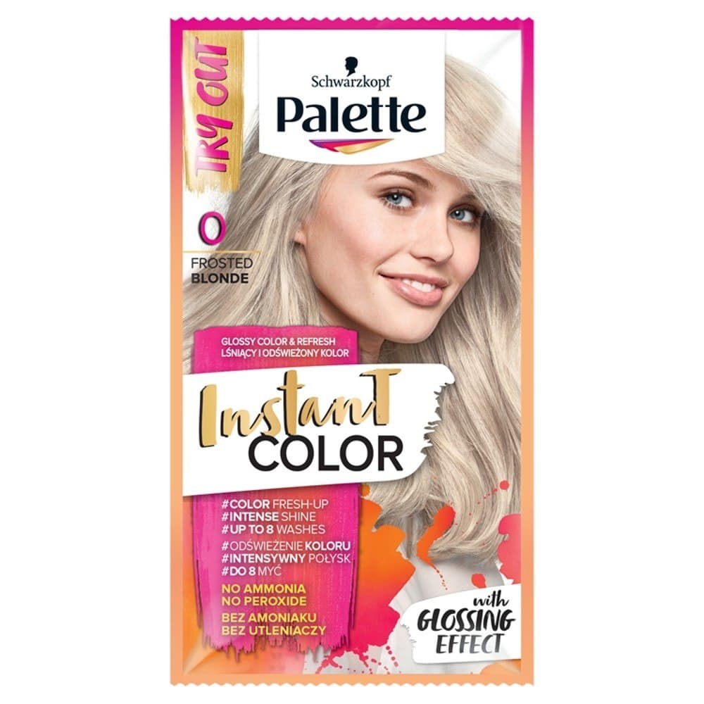 

Palette Instant Color Szamponetka koloryzująca Mroźny Blond nr 0 1szt