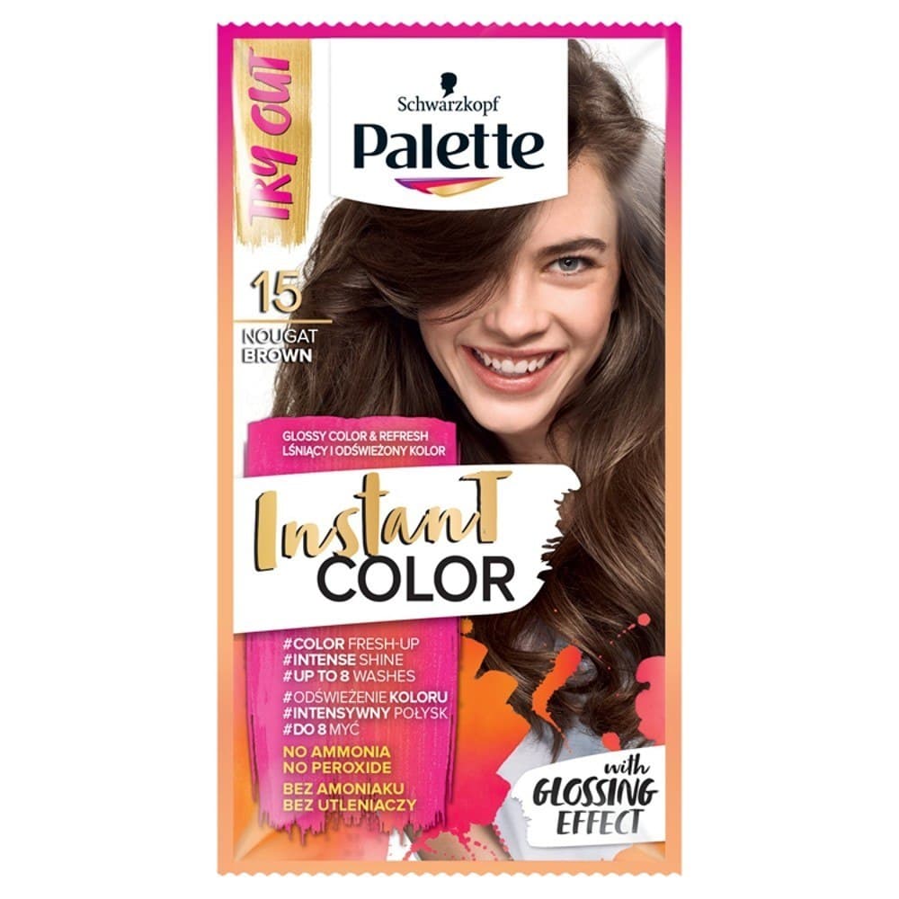 

Palette Instant Color Szamponetka koloryzująca Nugatowy Brąz nr 15 1szt