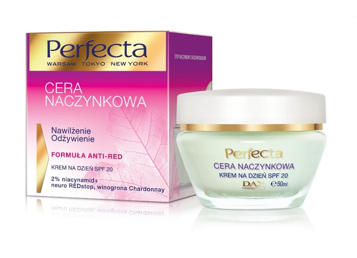 

Perfecta Cera Naczynkowa Krem Nawilżenie-Odżywienie SPF20 na dzień 50ml