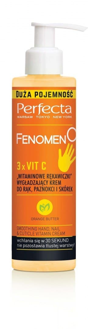 

Perfecta Fenomen C Wygładzający Krem do rąk "Witaminowe Rękawiczki" 195ml