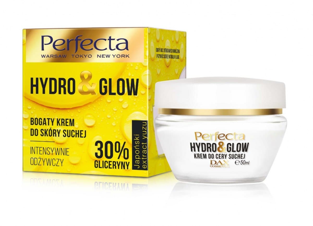 

Perfecta Hydro & Glow Bogaty Krem intensywnie odżywczy 30% gliceryny - do cery suchej 50ml