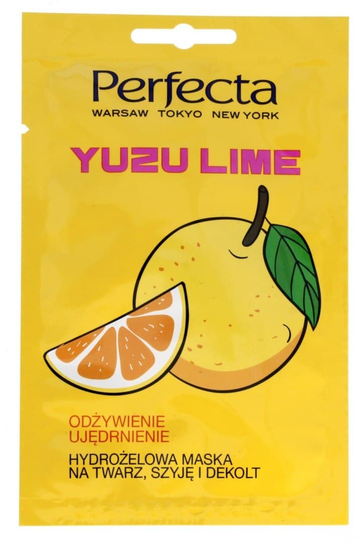 

Perfecta Hydrożelowa Maska na twarz,szyję i dekolt Yuzu Lime 10ml