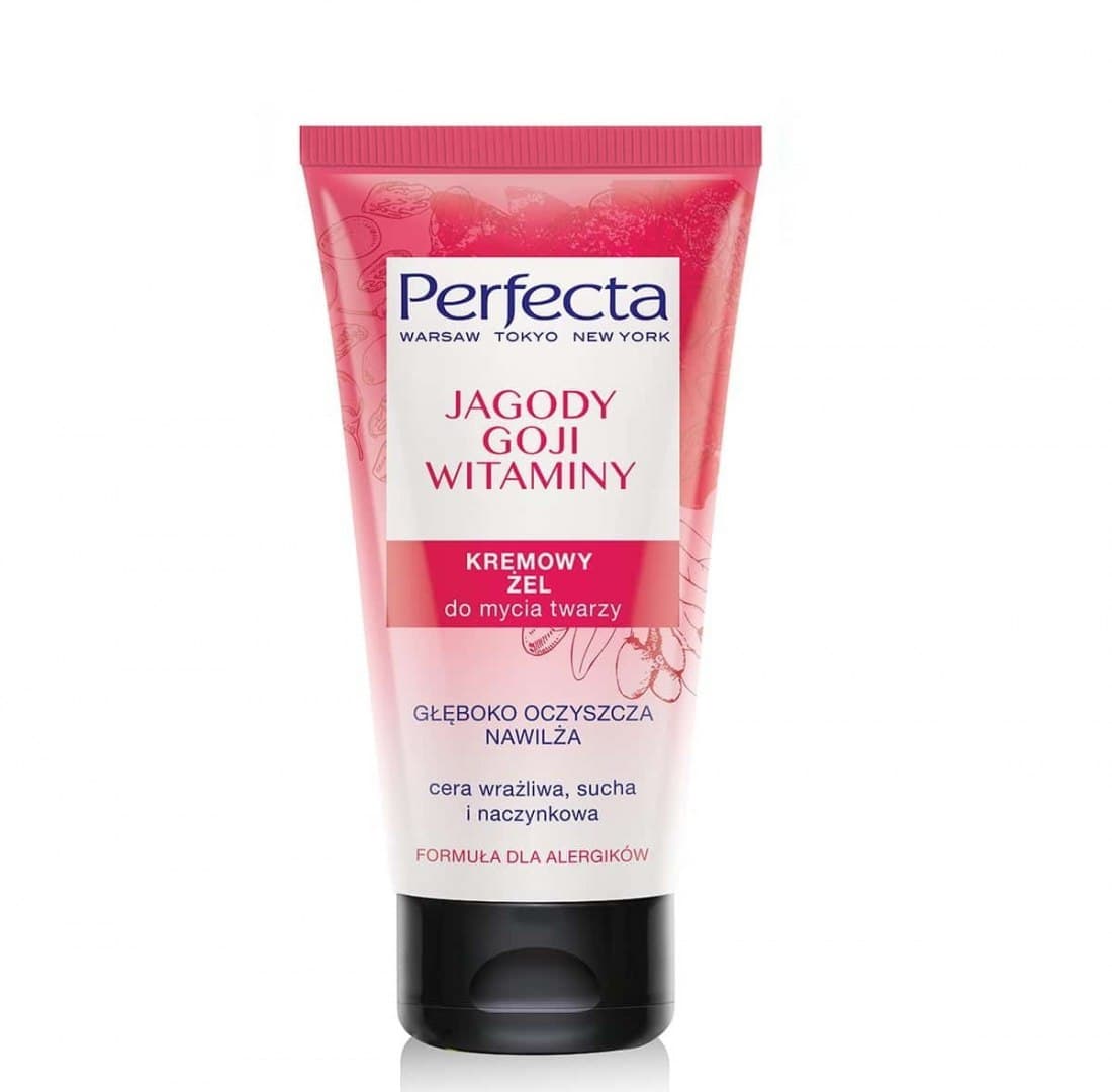 

Perfecta Oczyszczanie Kremowy Żel do mycia twarzy Jagody Goji i Witaminy 150ml