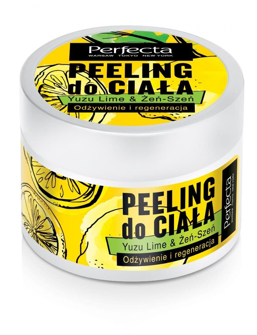 

Perfecta Spa Peeling do ciała Yuzu Lime & Żeń-Szeń - odżywienie i regeneracja 225g