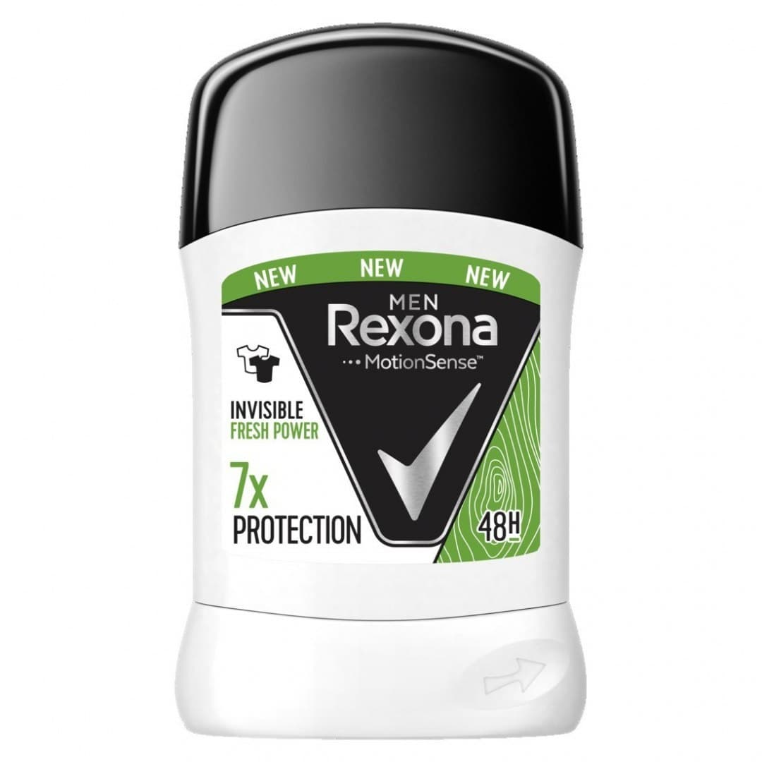 

Rexona Motion Sense Men Dezodorant sztyft Invisible Fresh Power 48H 50ml