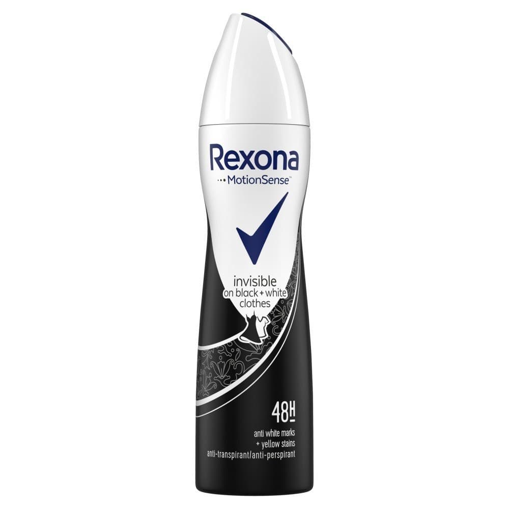 

Rexona Motion Sense Woman Dezodorant spray Invisible Black+White 150 ml