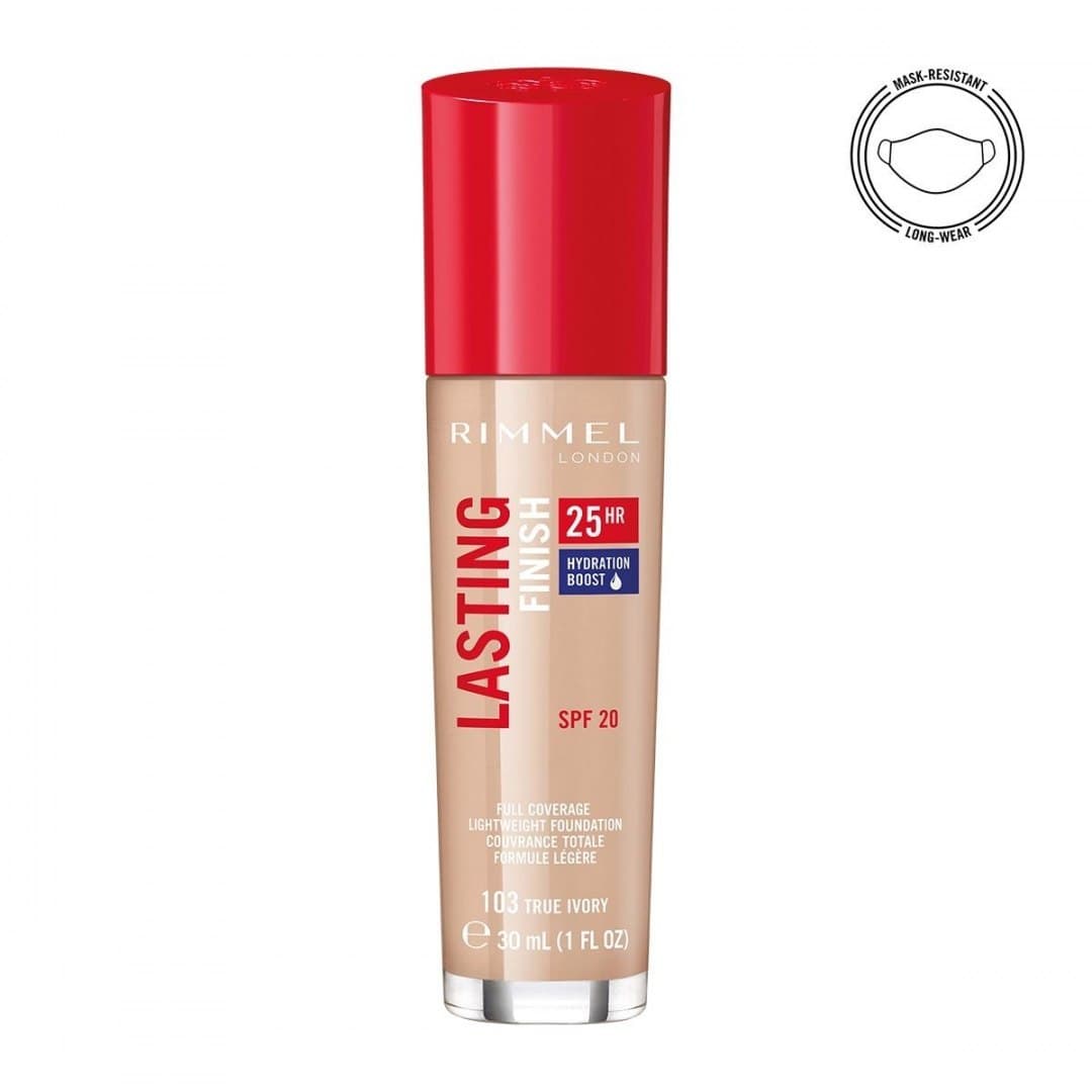 

Rimmel Podkład Lasting Finish 25HR nr 103 True Ivory 30ml