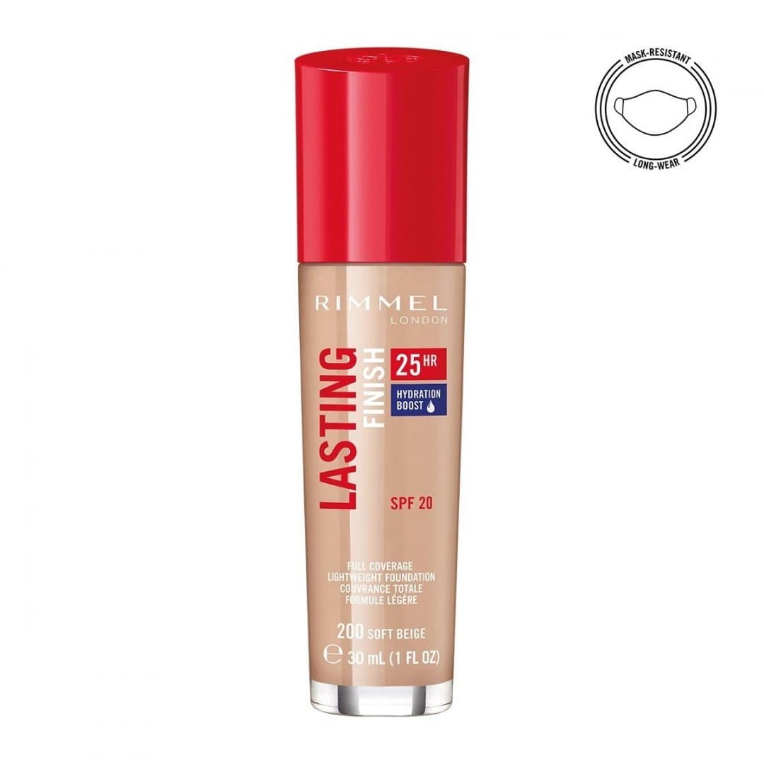 

Rimmel Podkład Lasting Finish 25HR nr 200 Soft Beige 30ml