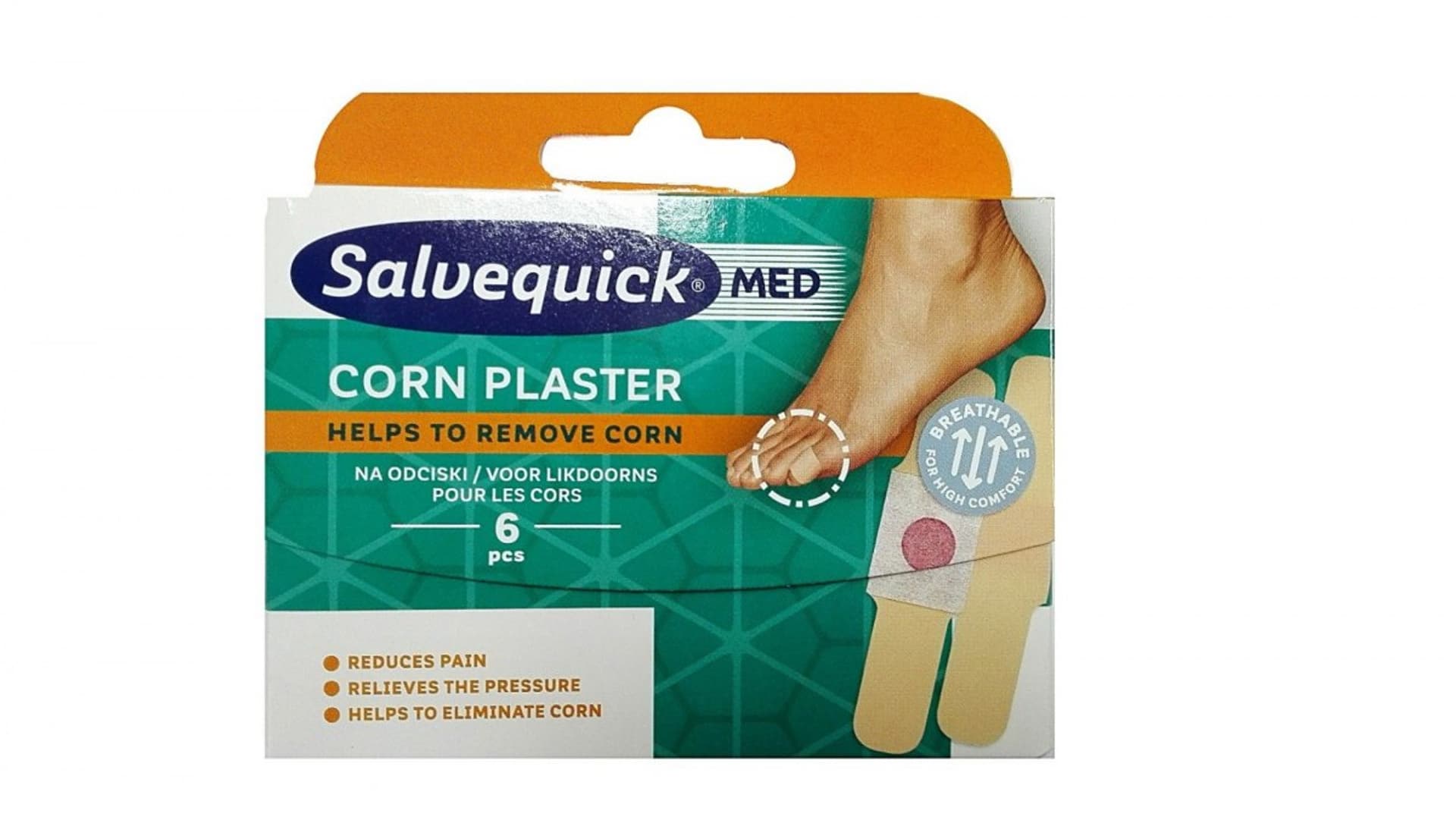 

Salvequick Plastry na odciski 1op-6szt