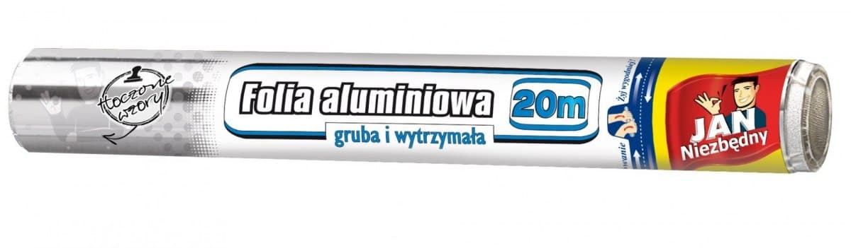 

Sarantis Jan Niezbędny Folia aluminiowa - tłoczone wzory 20m