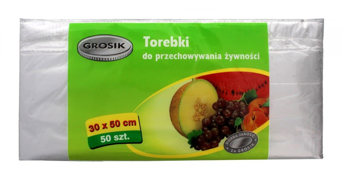 

Sarantis Jan Niezbędny Grosik Torebki do przechowywania żywności 30x50cm 1op.-50szt