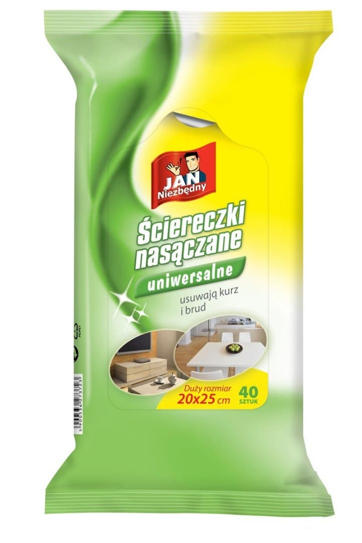 

Sarantis Jan Niezbędny Ściereczki nasączane uniwersalne 1 op - 40 szt